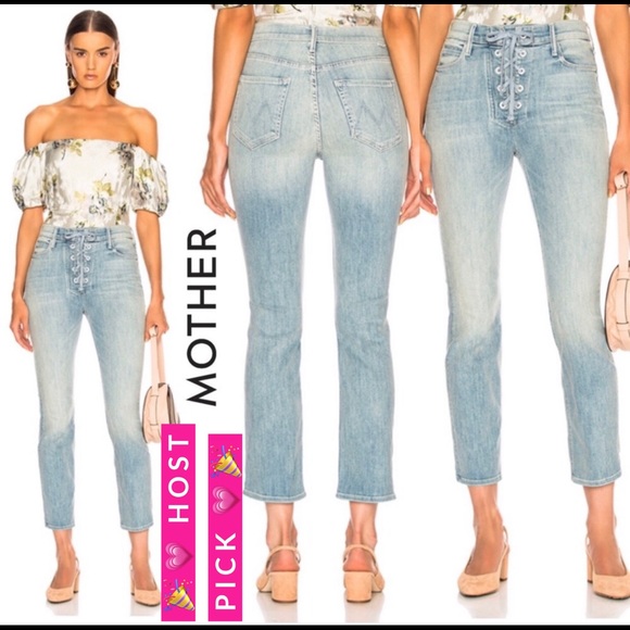 mother jeans lace